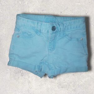 Justice blue girls denim shorts size 10 Slim